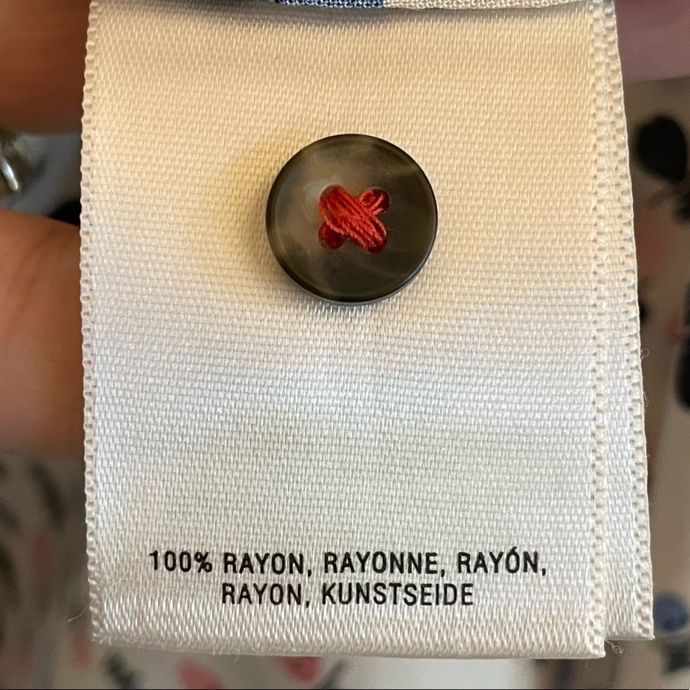 Anthropologie Maeve Calia Top Hat Pintuck Blouse, Size 2 - Picture 10 of 10